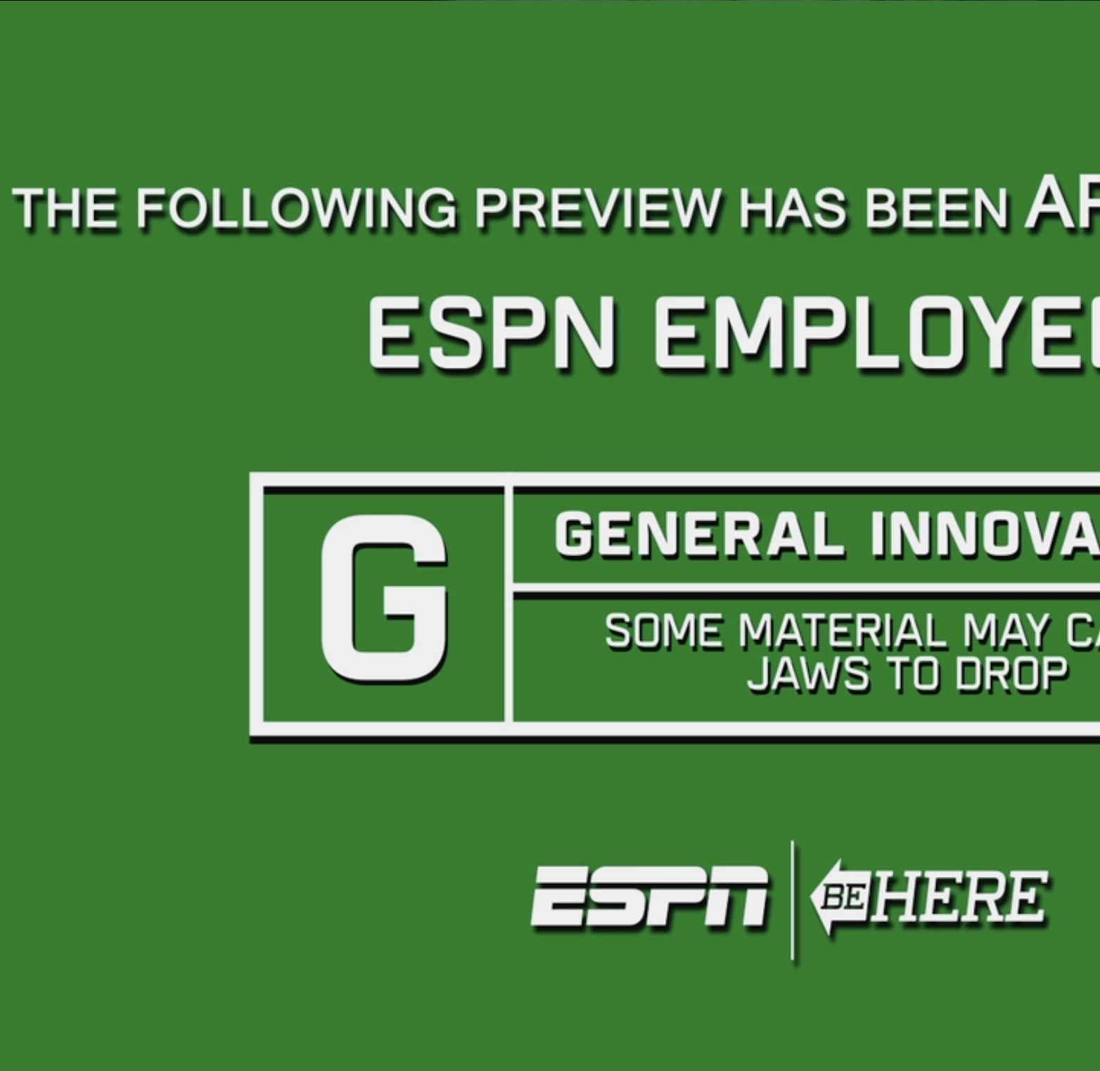 ESPN Employee-Generated Content